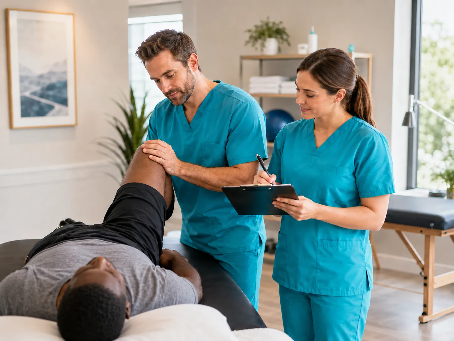 Physical therapy and rehabilitation setting